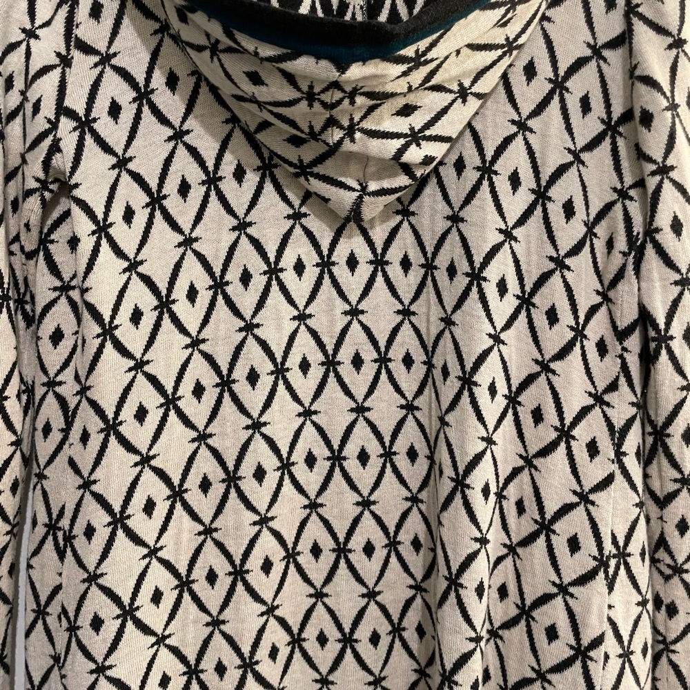 Belldini women’s open front hooded cardigan. Size Large. Cotton/ viscose - Picture 12 of 16